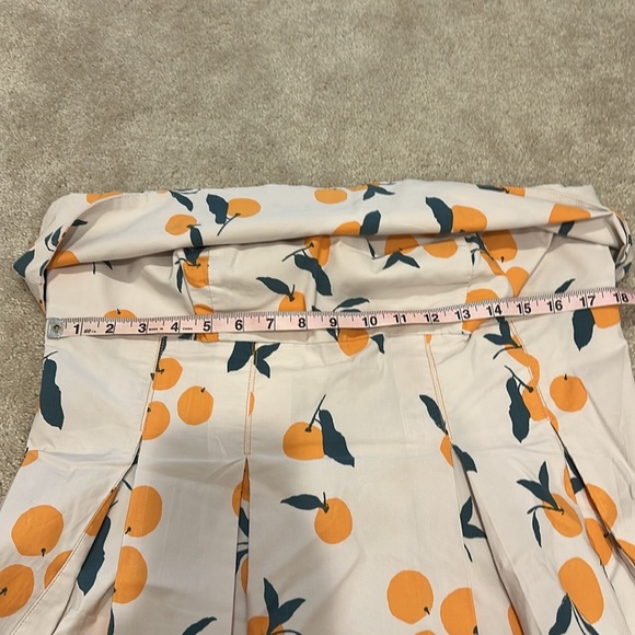 Anthropologie Maeve Dylan Mierzwinski Strapless Foldover Structured top XL NWT - Picture 6 of 6